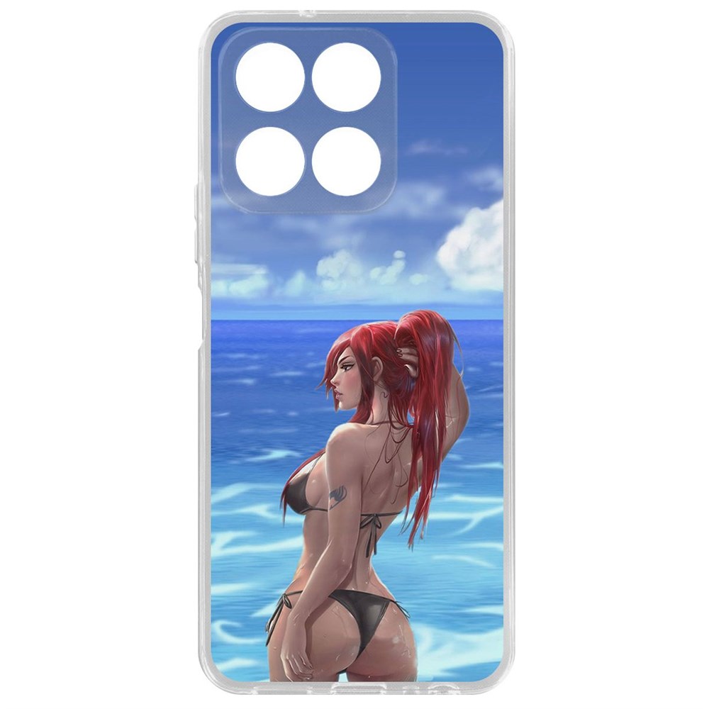 

Чехол-накладка Krutoff Clear Case Купальник женский для Honor X8a, Прозрачный