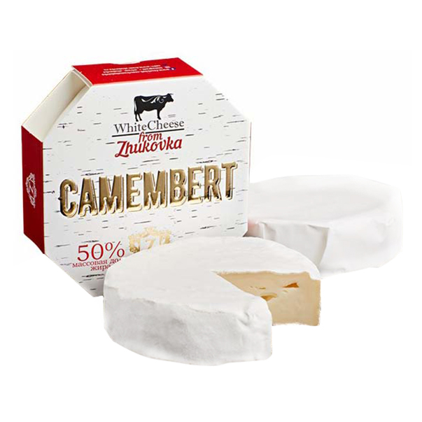 

Сыр мягкий White cheese from Zhukovka Камамбер с белой плесенью 50% 125 г