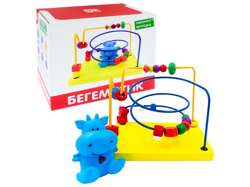 

Развивающая игрушка Нескучные игры Лабиринт с бегемотиком