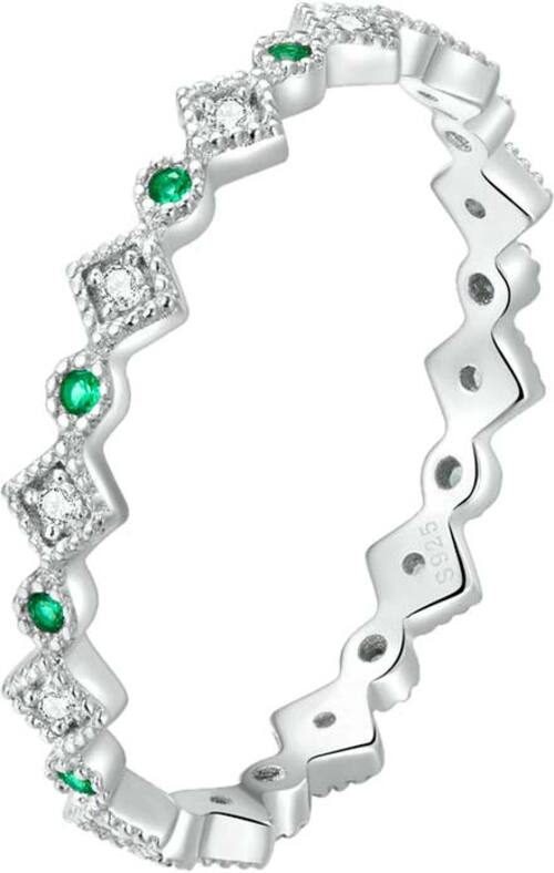 

Кольцо из серебра р. 16,5 bamoer BSR266_16-5, фианит, BSR266_16-5