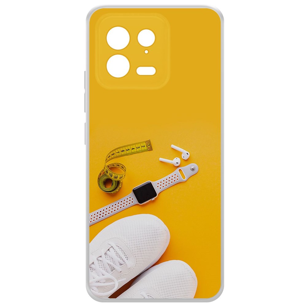 

Чехол-накладка Krutoff Clear Case Кроссовки женские Фитнес для Xiaomi 13, Прозрачный