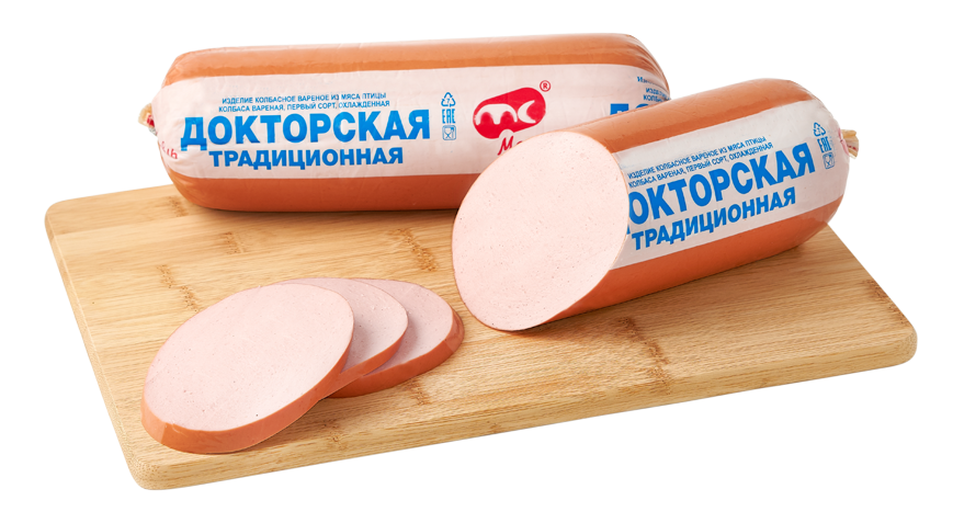 

Колбаса Мясославль Докторская традиционная вареная 500 г