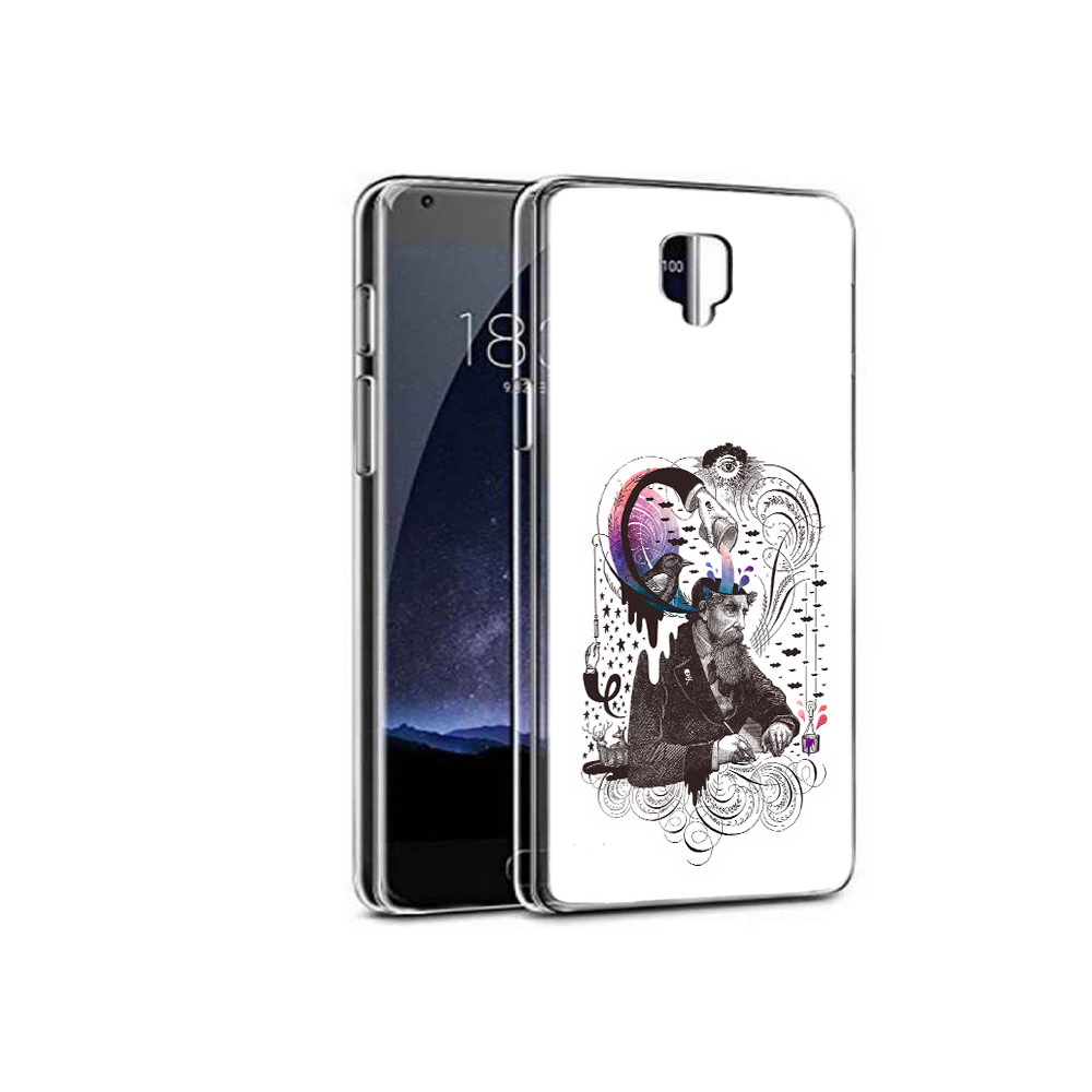 

Чехол MyPads Tocco для OnePlus 3 абстракция думающий мужчина (PT47261.124.210), Прозрачный, Tocco