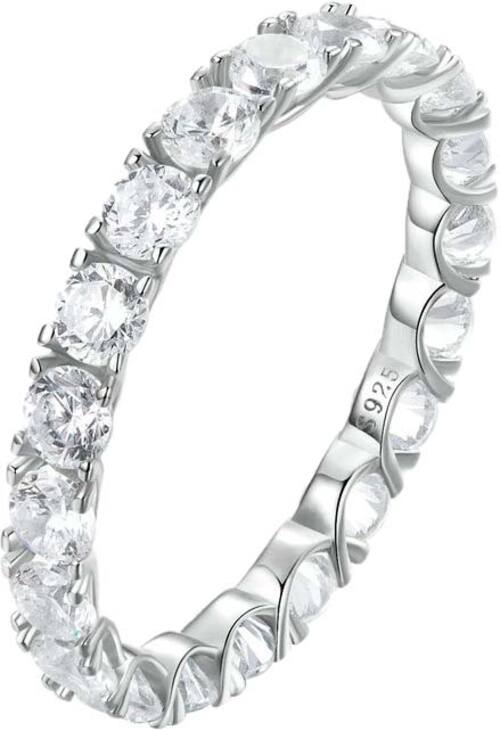 

Кольцо из серебра р. 18 bamoer BSR295_18, фианит, BSR295_18