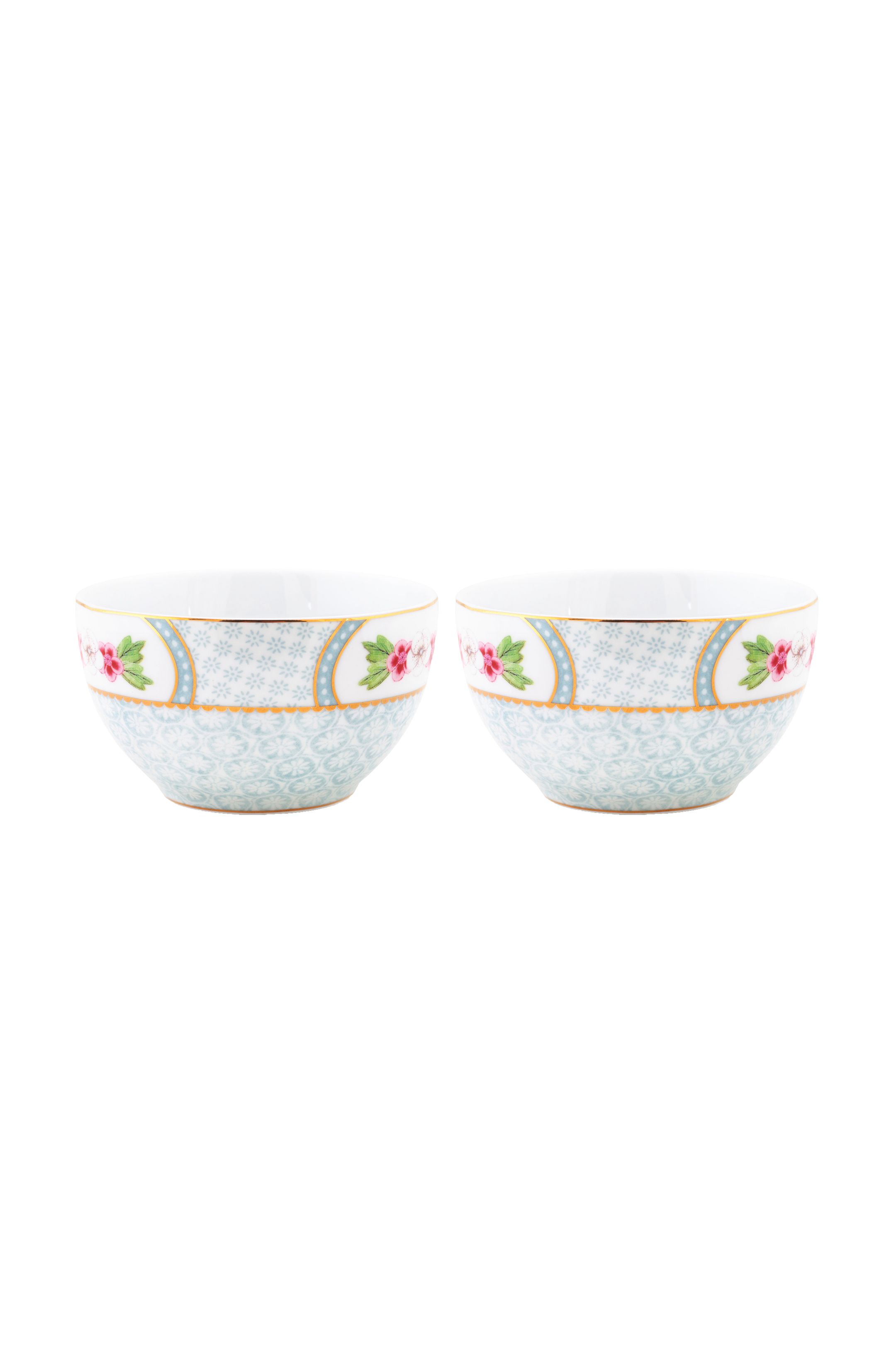 фото Набор из 2 пиал pip studio blushing birds, д. 9,5 см ww.51.003.111