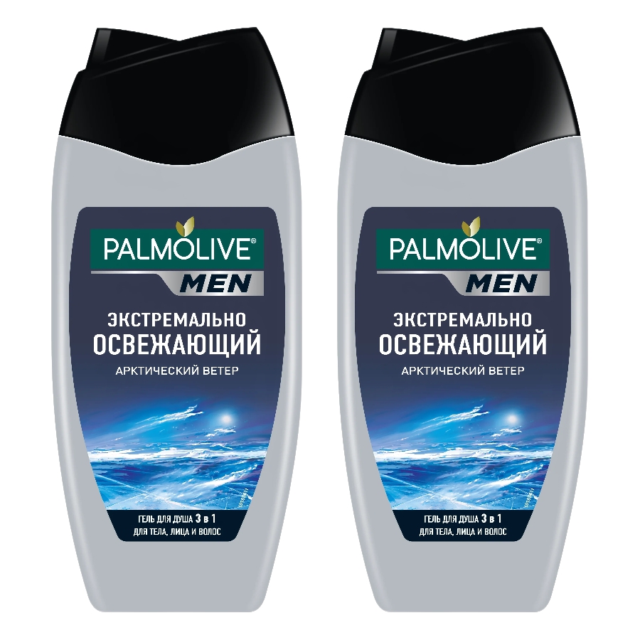 

Гель Palmolive для душа 3в1 Арктический ветер men active 450 мл х 2 шт, Комплект Мужской гель для душа Palmolive MEN ACTIVE 3в1 Арктический ветер 450 мл. х 2 шт.