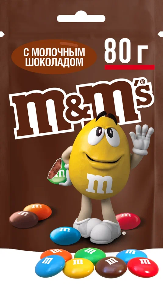 Драже M&M's шоколад 80 г