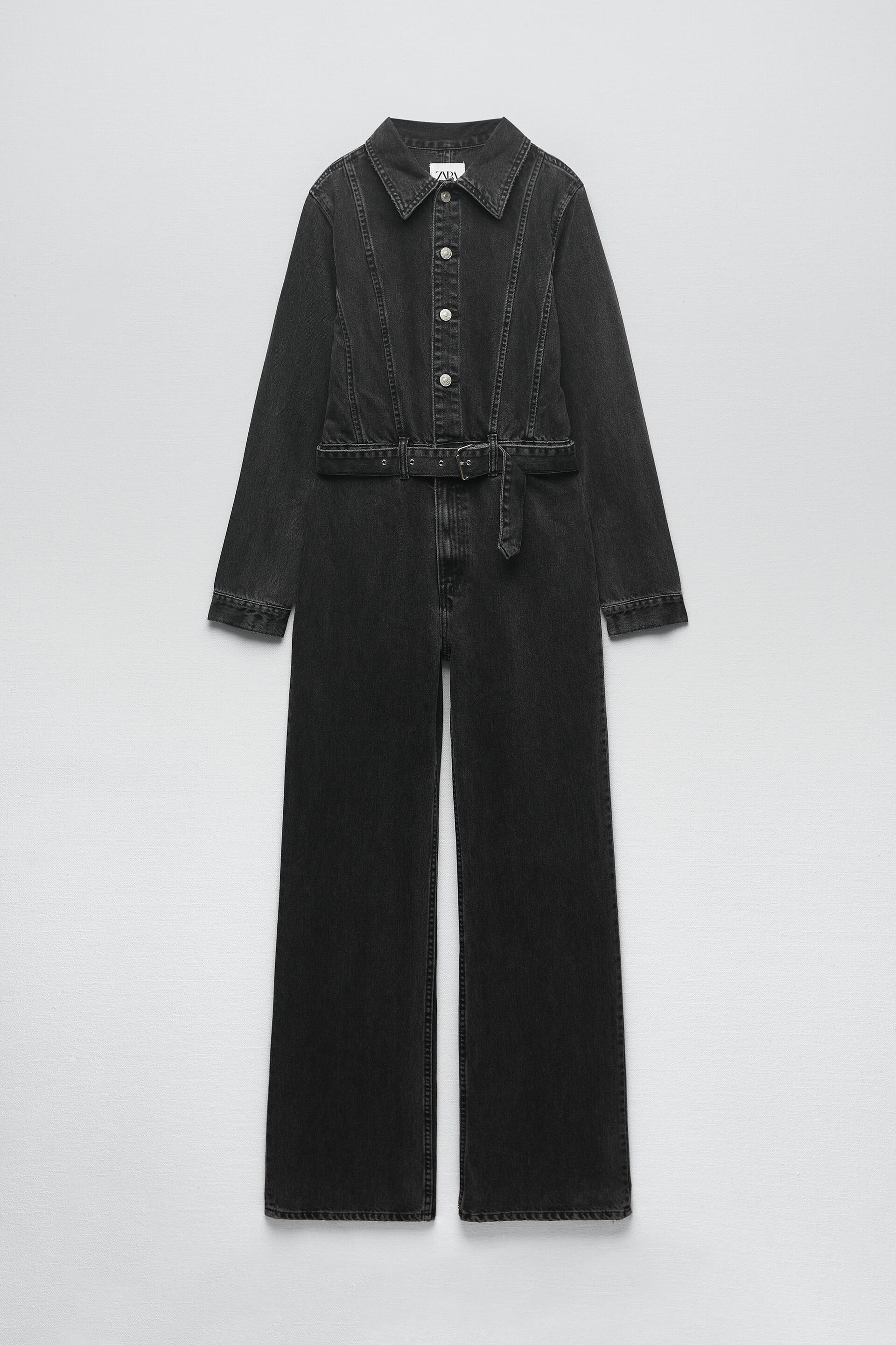 

Комбинезон женский ZARA 08197252 черный XS, 08197252