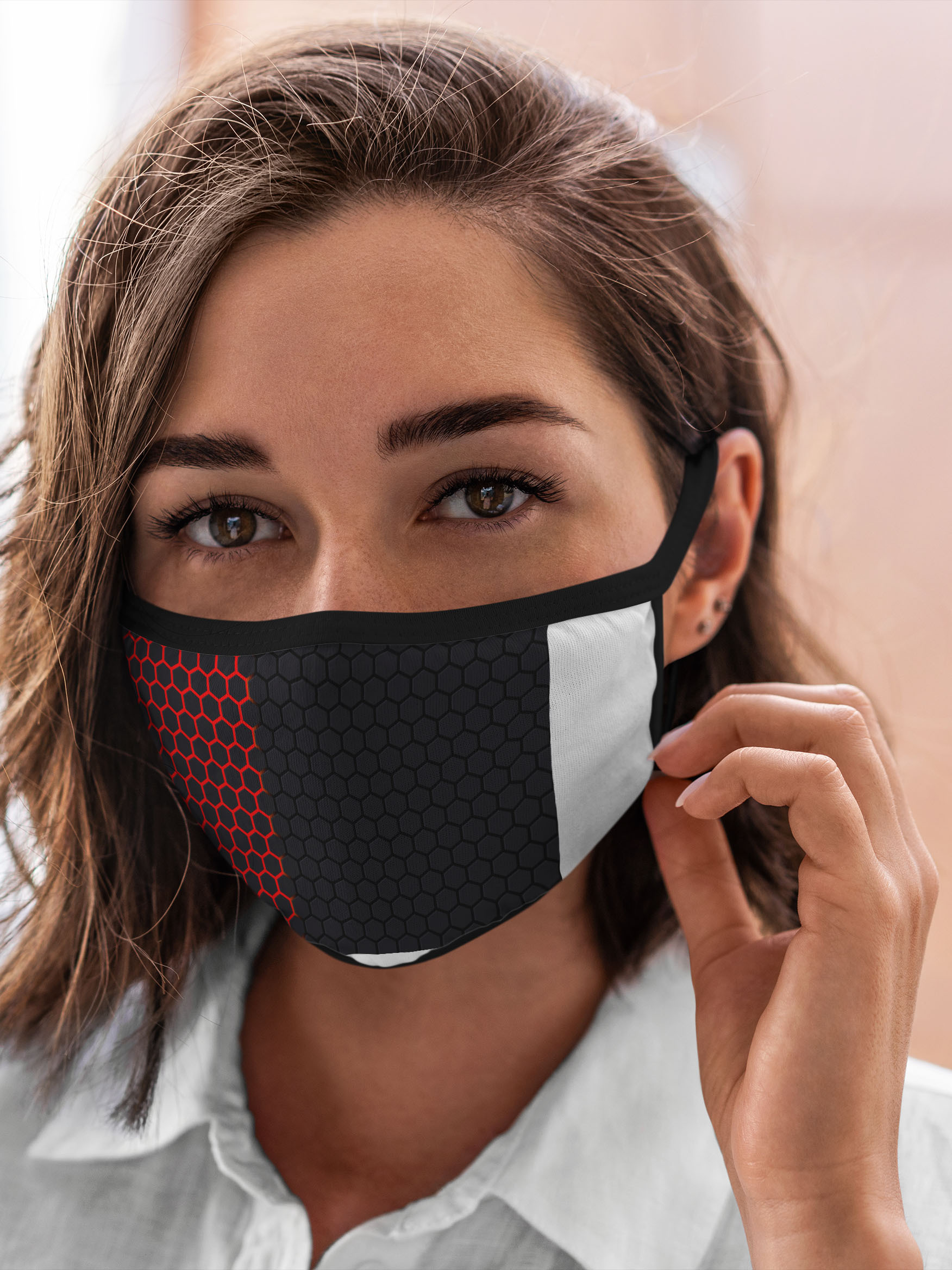 

Многоразовая маска унисекс Burnettie Неоновые Соты, Разноцветный, Неоновые Соты