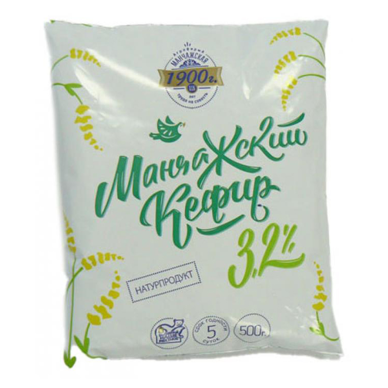 

Кефир Манчажский 3,2% 500 мл