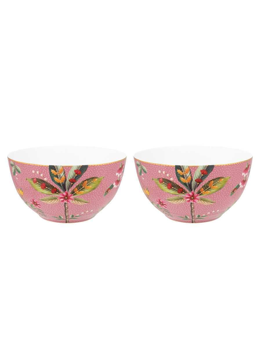 

Набор из 2 пиал Pip Studio La Majorelle, д. 15 см WW.51.003.185, Розовый, Pip Studio Bowl