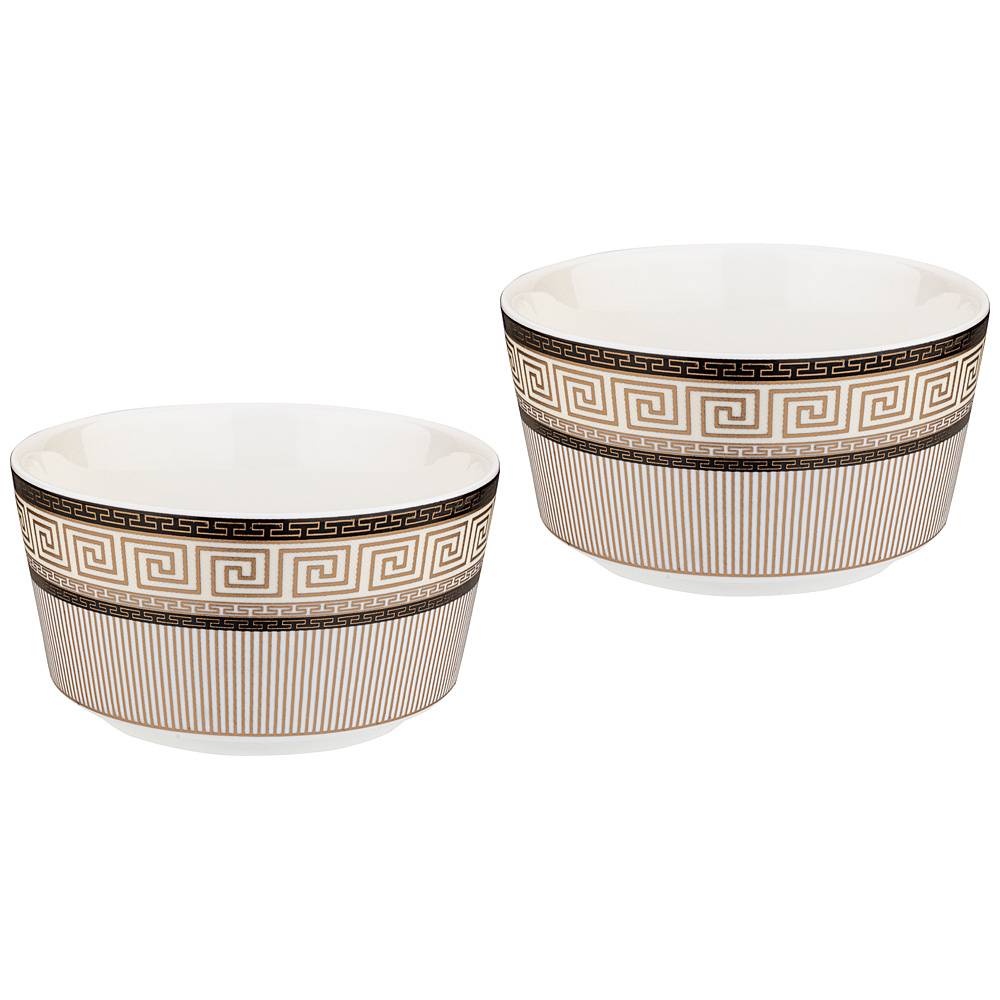 

Набор из 2 штук Салатник Lefard Elegance 11.5х6.5см 350мл фарфор 42-414_, Бежевый