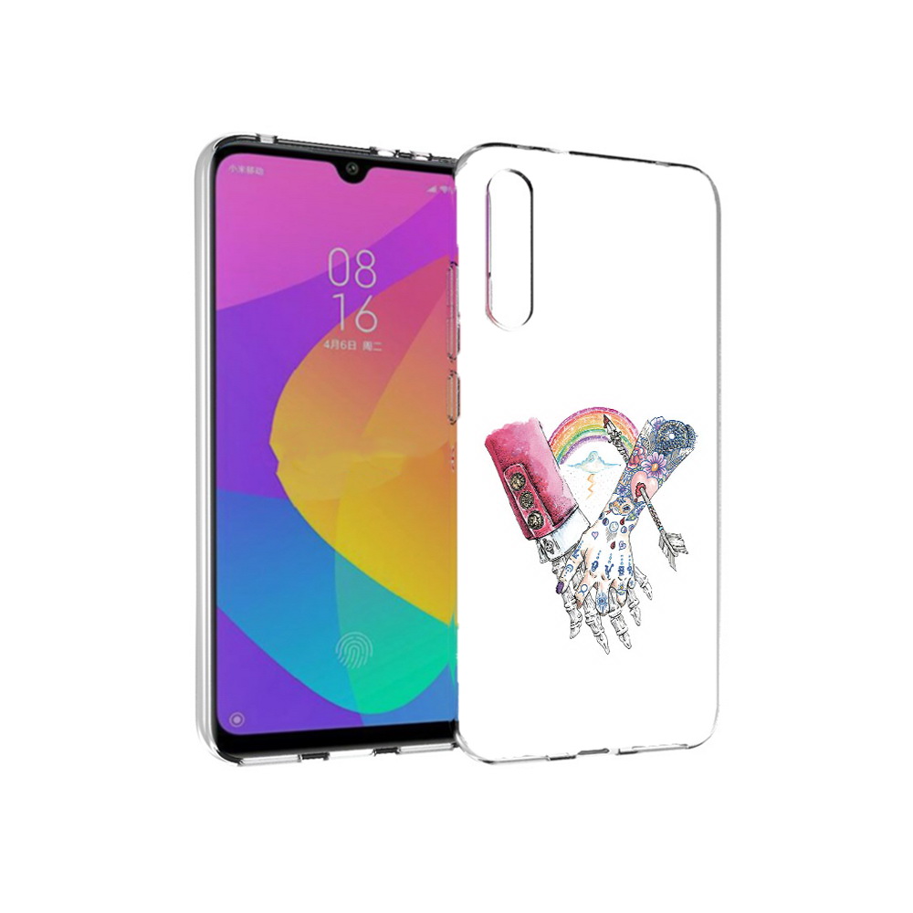 

Чехол MyPads Tocco для Xiaomi Mi CC9e абстракция руки в татуировках (PT134188.271.212), Прозрачный, Tocco