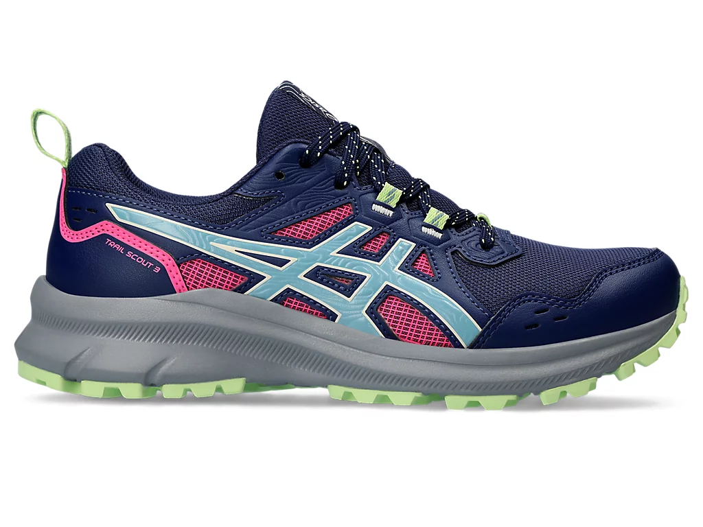 

Спортивные кроссовки женские Asics 1012B516-400 синие 37.5 EU, Синий, TRAIL SCOUT 3