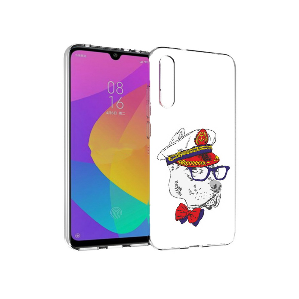 

Чехол MyPads Tocco для Xiaomi Mi CC9e бульдог (PT134188.271.251), Прозрачный, Tocco