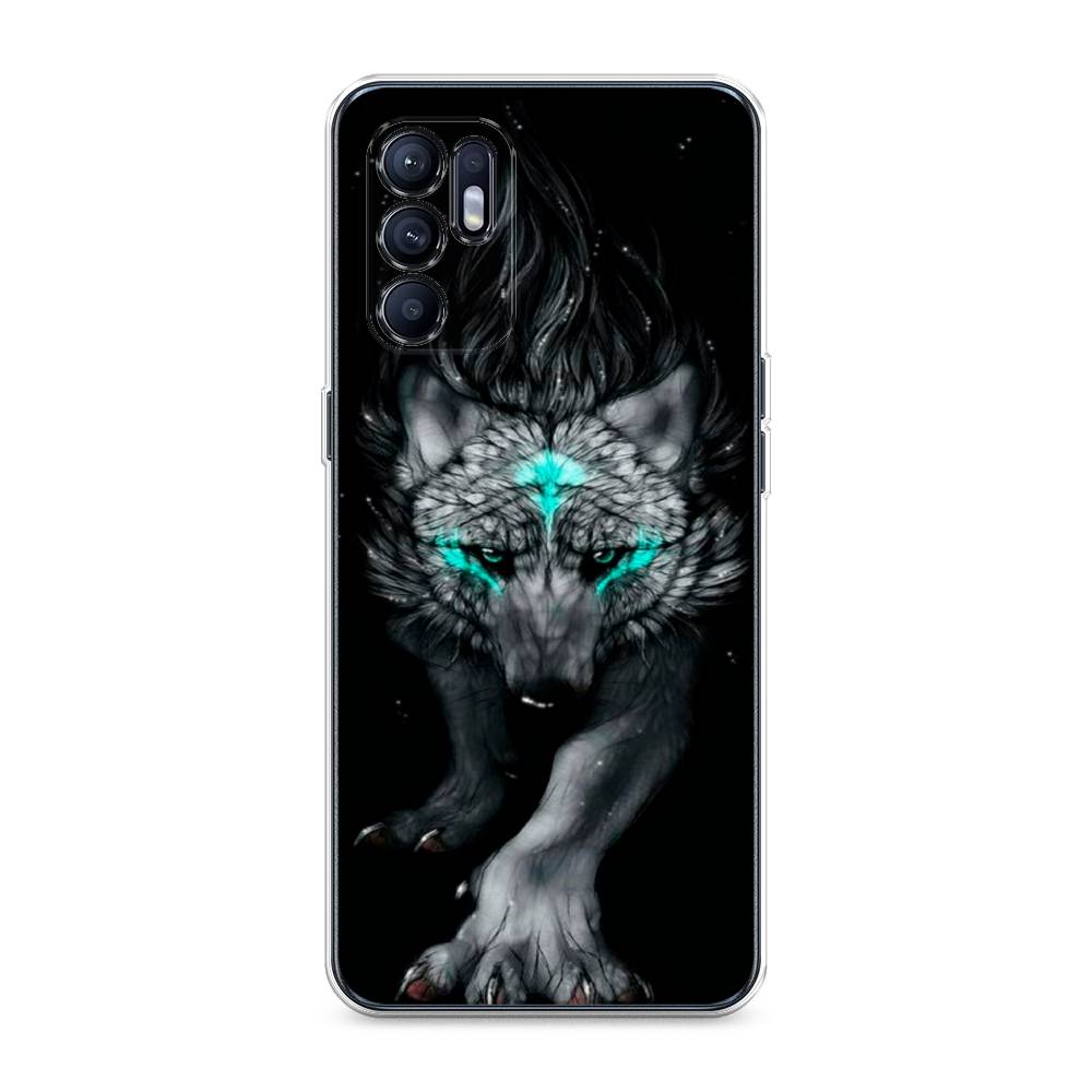 

Чехол Awog на Oppo Reno 6 "Волшебный волк", Разноцветный, 257850-2