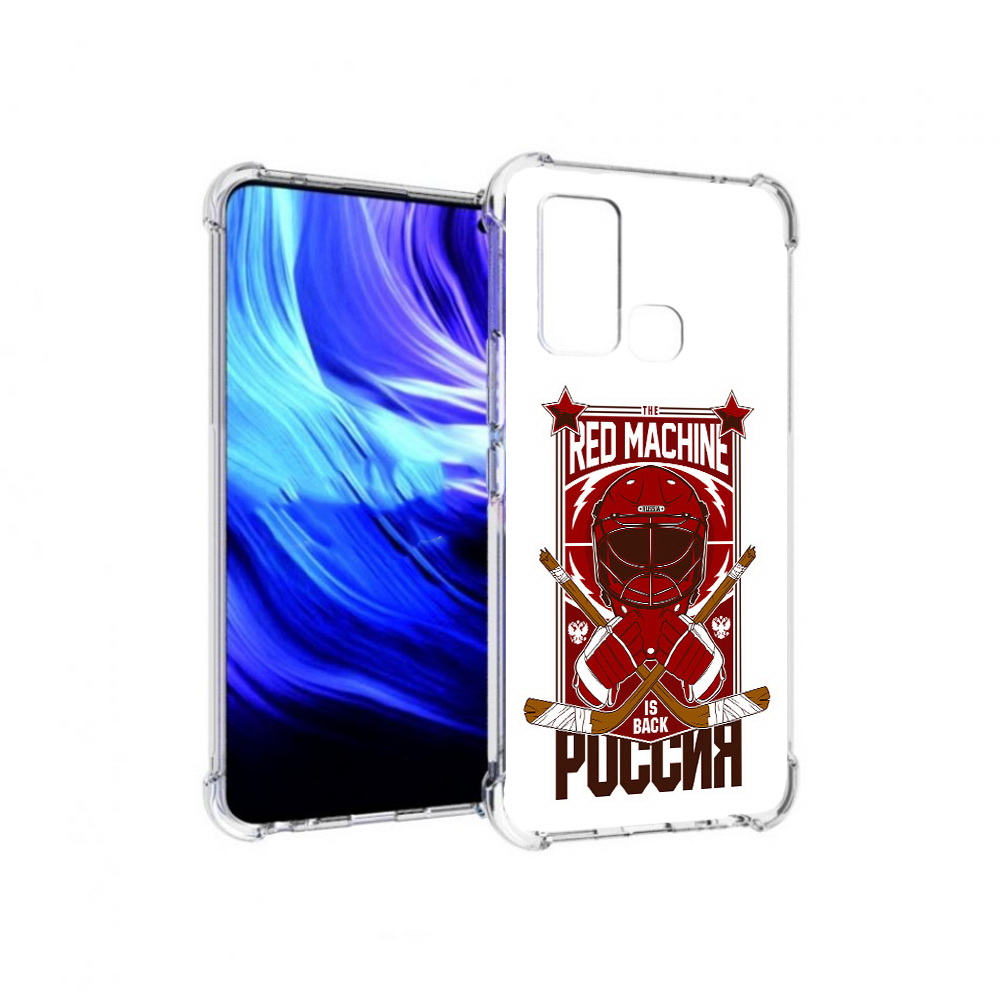 

Чехол MyPads Tocco для Vivo Z6 хоккей россия (PT226976.399.666), Прозрачный, Tocco