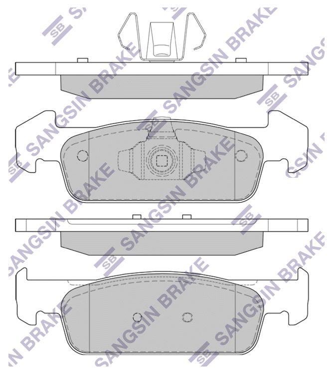 

Колодки дисковые передние \ Dacia Logan II/Sandero II 1.2/1.5dCi 12> HI-Q SP1786