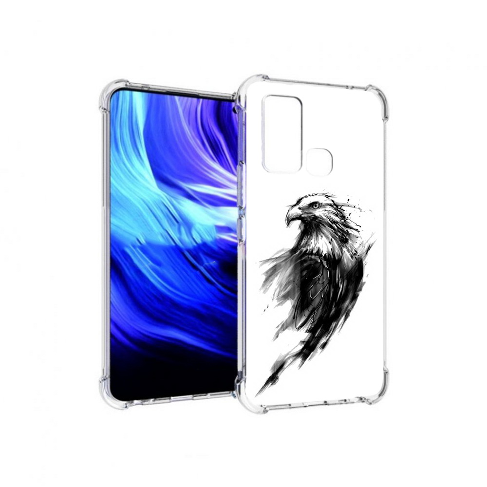 

Чехол MyPads Tocco для Vivo Z6 чб птица (PT226976.399.670), Прозрачный, Tocco