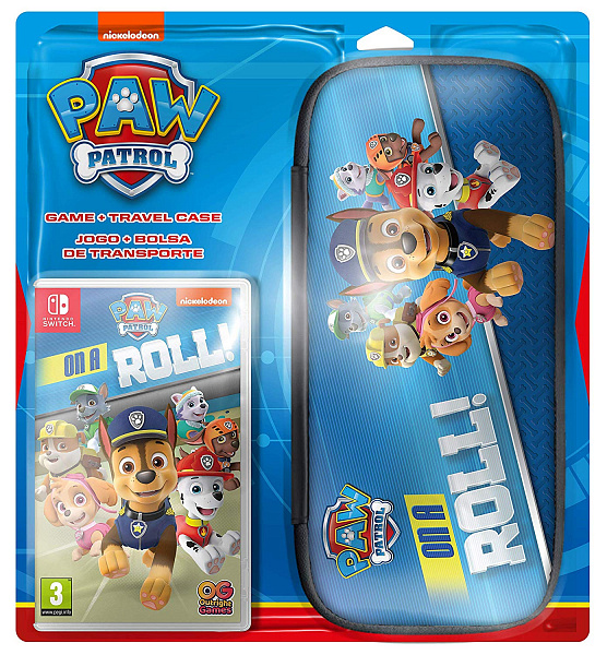 фото Paw patrol on a roll (щенячий патруль) + чехол для nintendo switch outright games