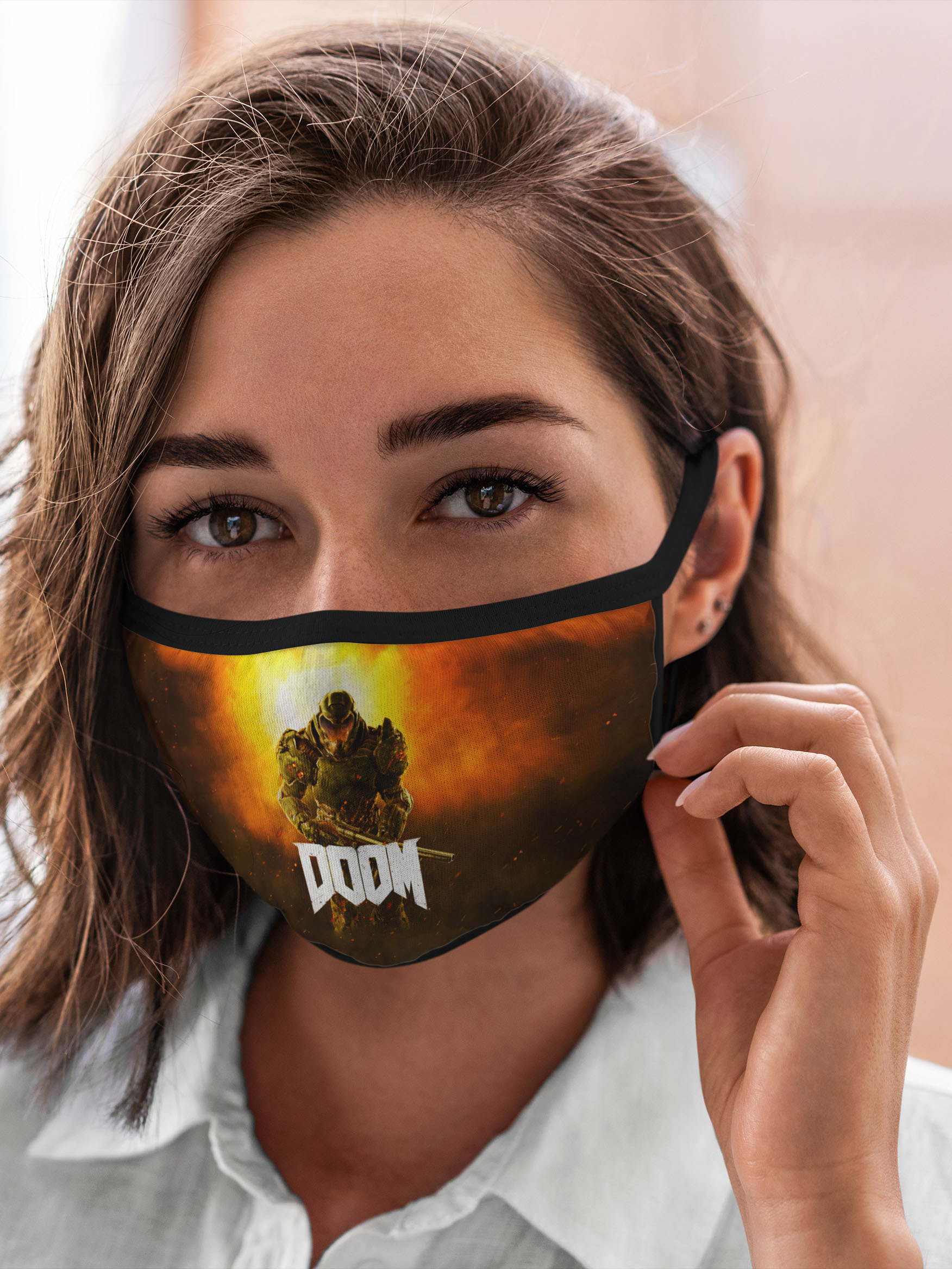 

Многоразовая маска унисекс Burnettie Doom 2016, Разноцветный, Doom 2016
