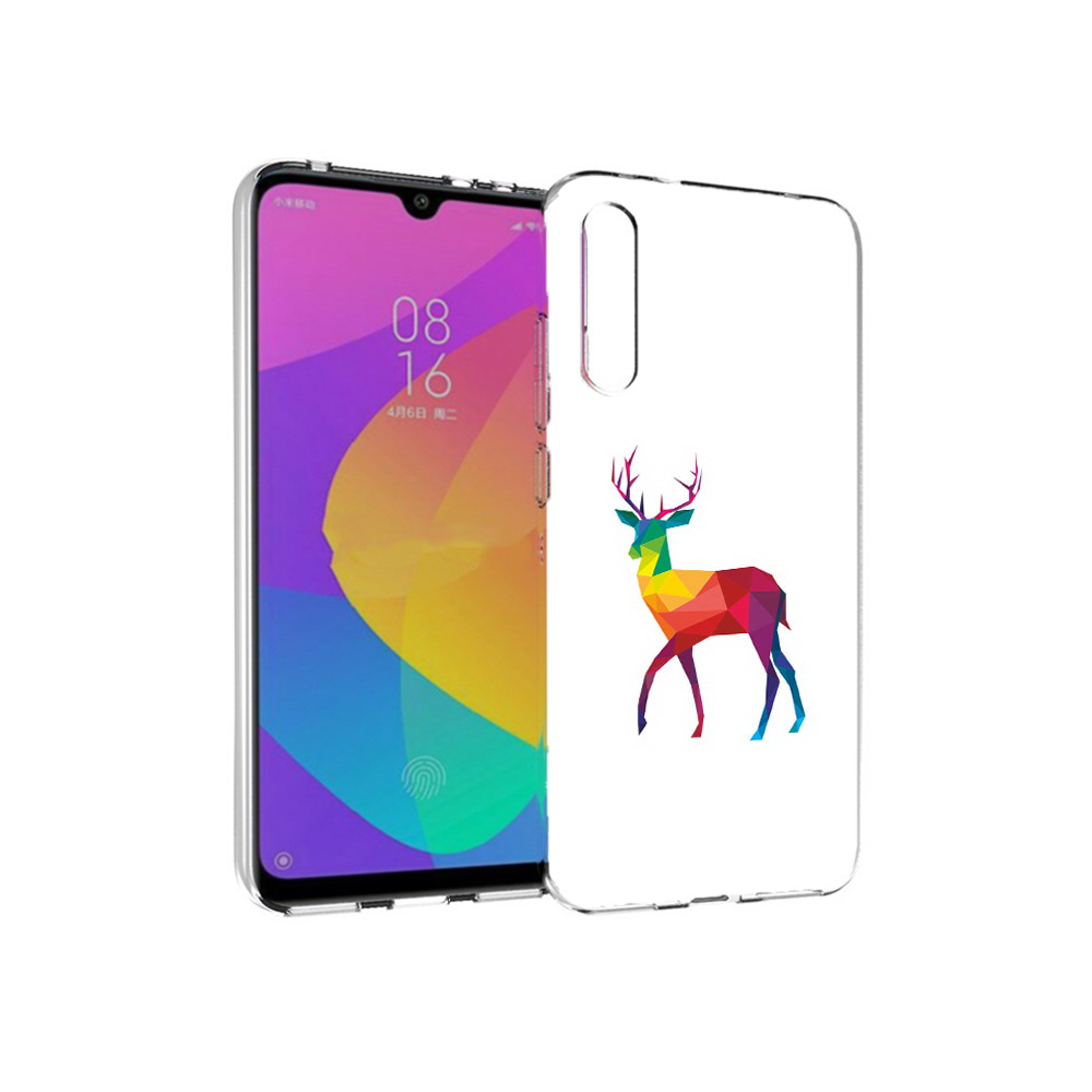

Чехол MyPads Tocco для Xiaomi Mi CC9e геометрический олень (PT134188.271.286), Прозрачный, Tocco