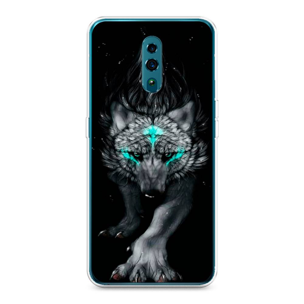 

Чехол Awog на Oppo Reno "Волшебный волк", Разноцветный, 250750-2