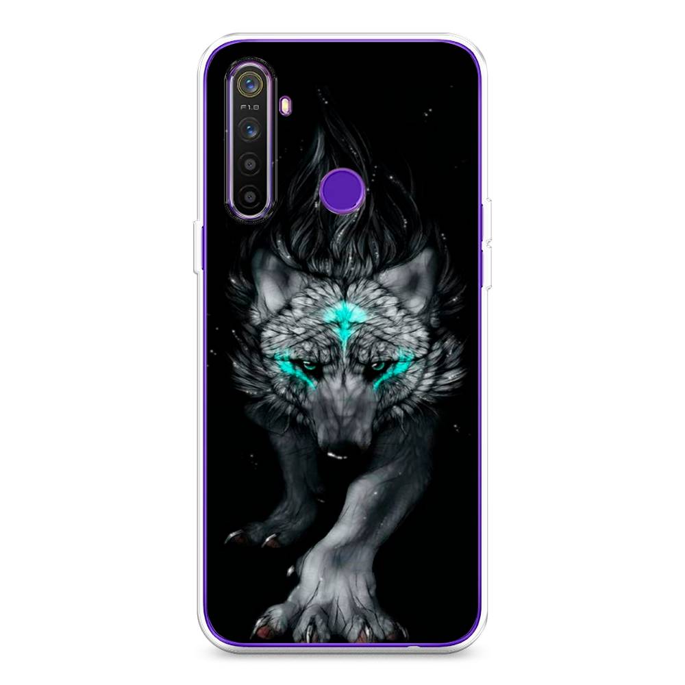 

Чехол Awog на Realme 5 "Волшебный волк", Разноцветный, 251550-2