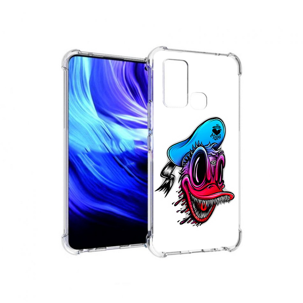 

Чехол MyPads Tocco для Vivo Z6 Дональд (PT226976.399.71), Прозрачный, Tocco