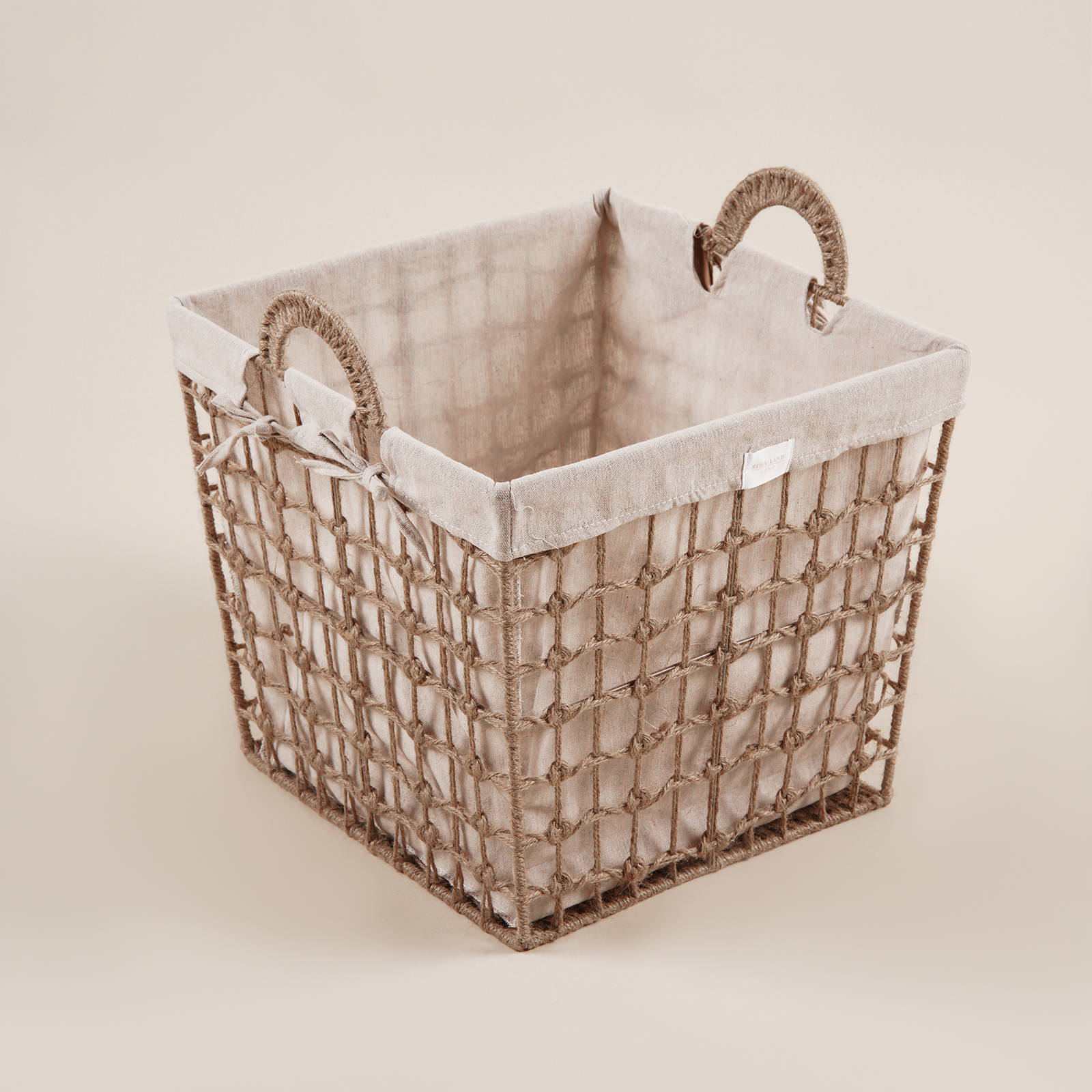 

Корзина SL Home для хранения ручного плетения, с ручками, 39х39х41,5 см, "Wicker"