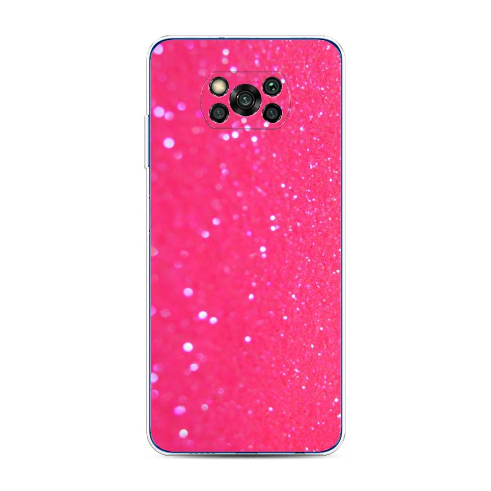 

Чехол Awog "Малиновые блестки рисунок" для Xiaomi Poco X3 NFC