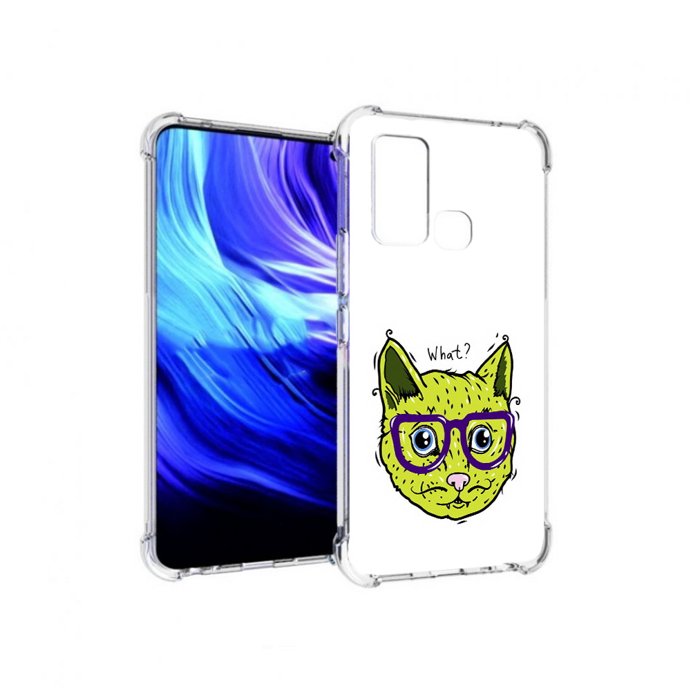 

Чехол MyPads Tocco для Vivo Z6 Зеленый кот (PT226976.399.86), Прозрачный, Tocco