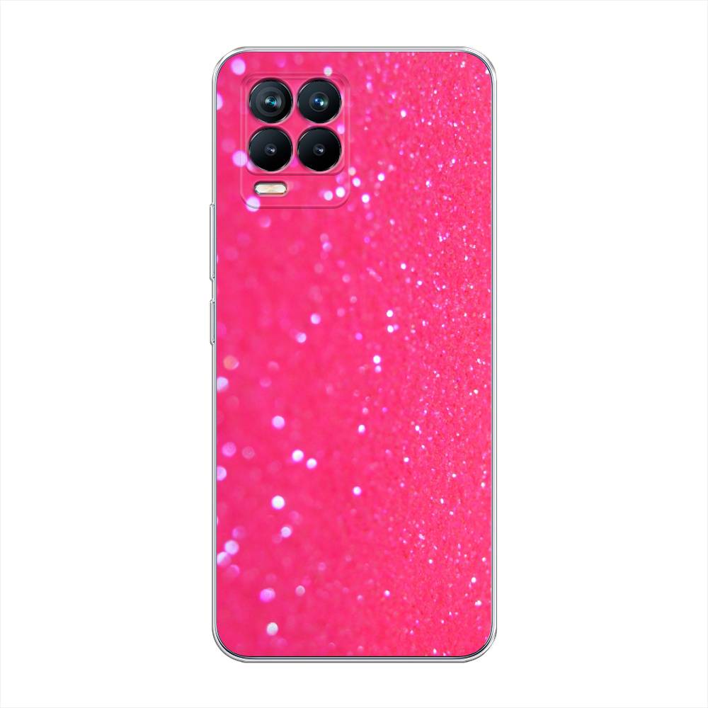 

Чехол Awog "Малиновые блестки рисунок" для Realme 8