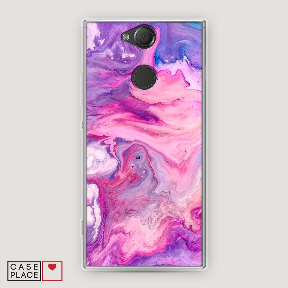

Чехол на Sony Xperia XA2 "Нежно-розовая абстракция", Розовый, 53150-3