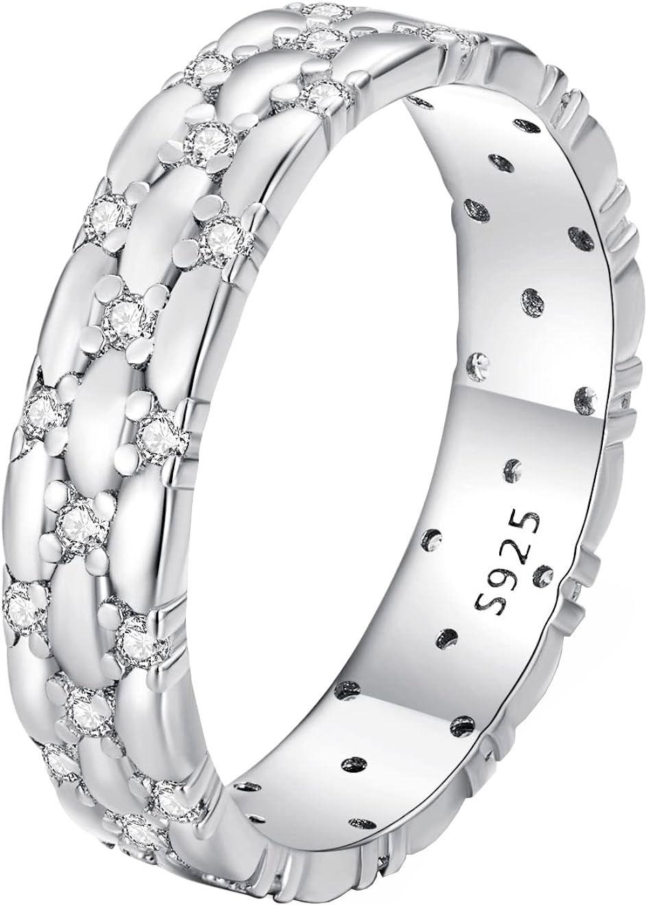 

Кольцо из серебра р. , bamoer BSR370_-, фианит, BSR370_16-5