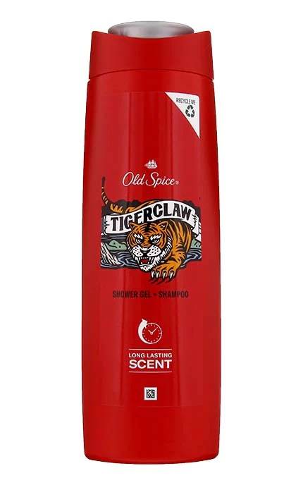 Гель для душа + шампунь OLD SPICE Tigerclaw, 400 мл