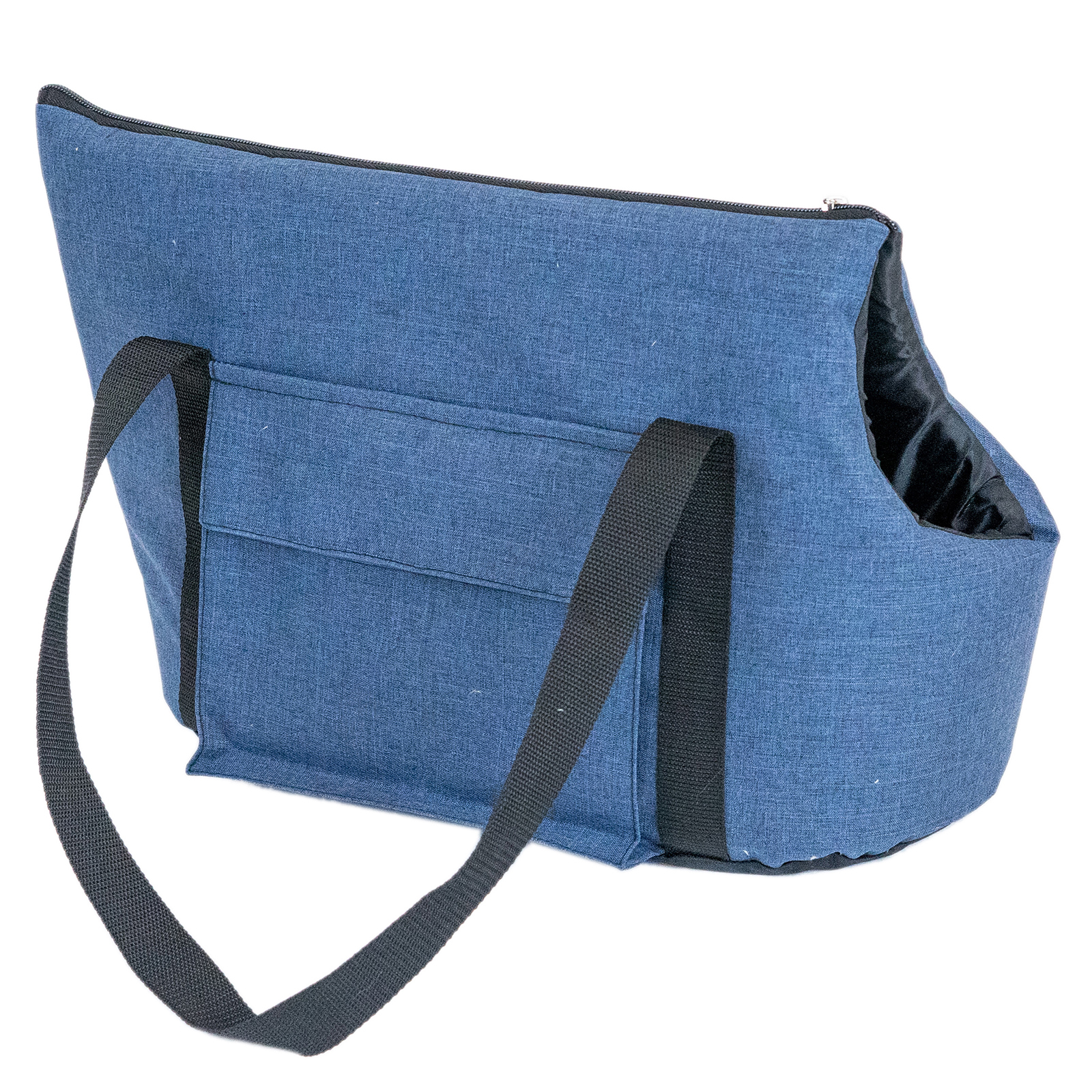 фото Переноска сумка блюз pettails №3 с 2мя карманами 47 х 23 х 29см (катионик,поролон), синяя