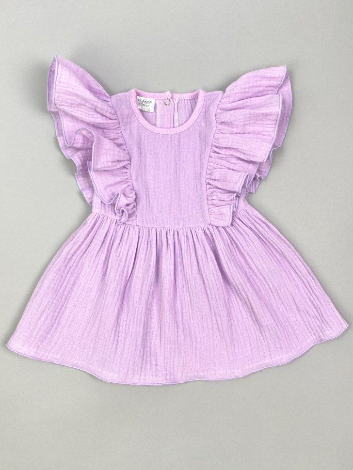 Платье детское Clariss Прованс, фиолетовый, 74