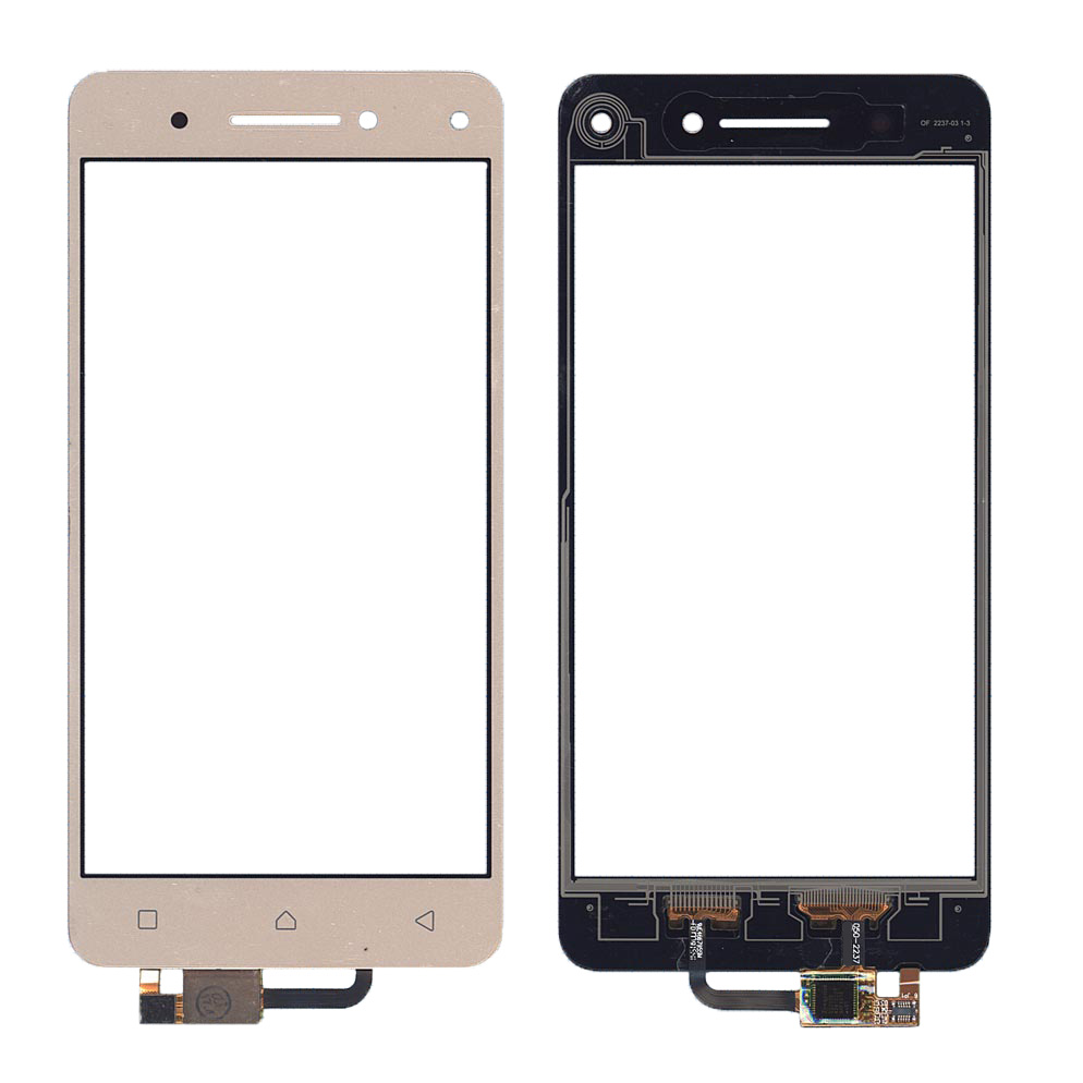 

Сенсорное стекло (тачскрин) для Lenovo Vibe S1 золотое