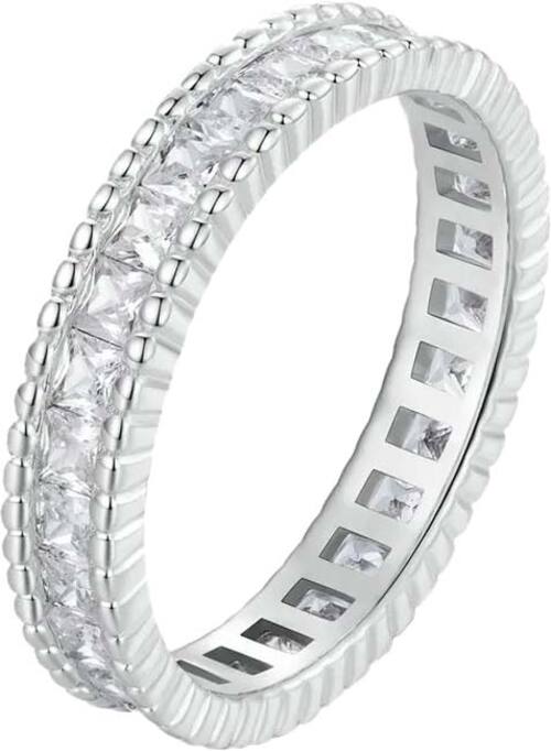 

Кольцо из серебра р. 16,5 bamoer BSR414_16-5, фианит, BSR414_16-5