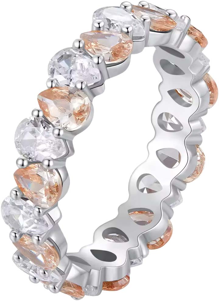 

Кольцо из серебра р. 16,5 bamoer BSR477_16-5, фианит, BSR477_16-5