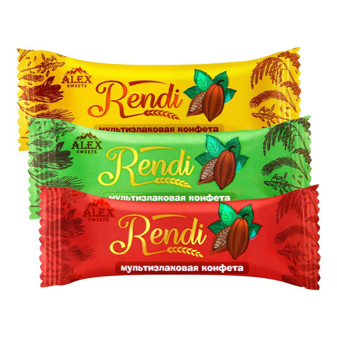 

Конфеты Rendi Мультизлаковые Classic c темной глазурью 400 г