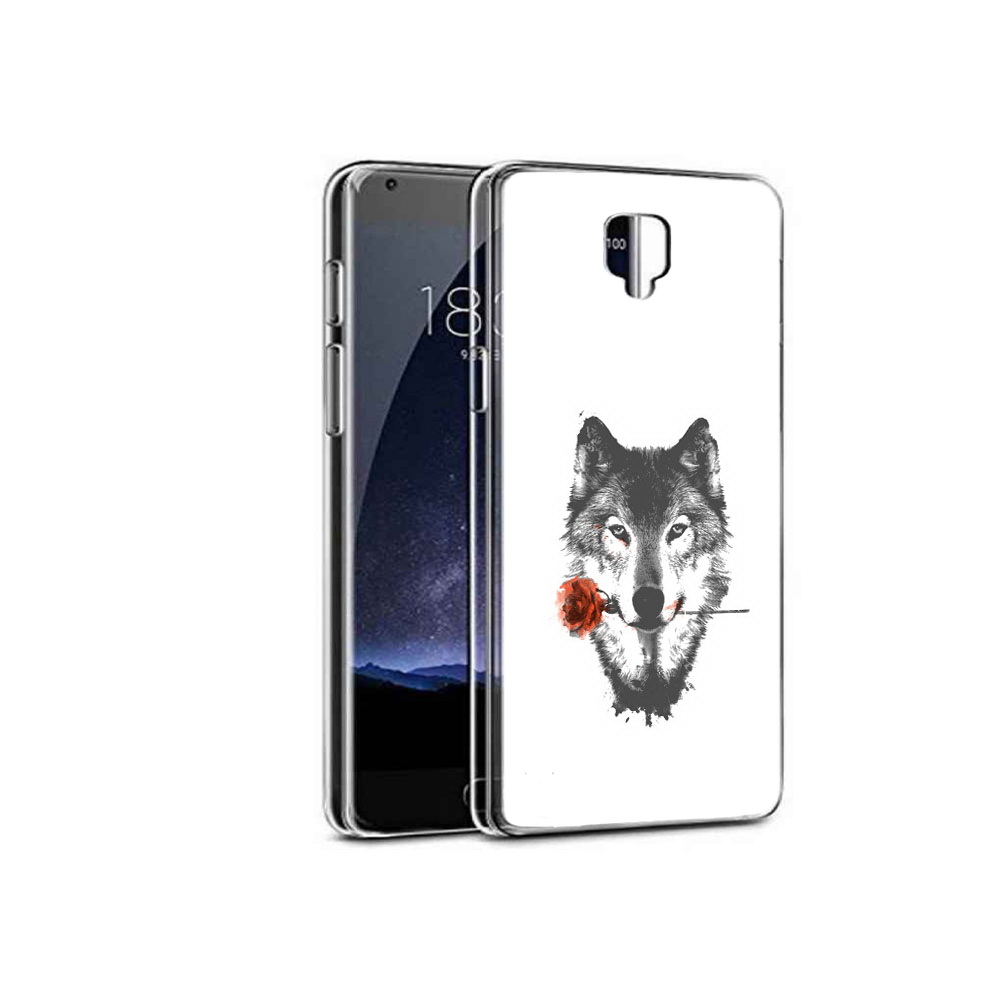 

Чехол MyPads Tocco для OnePlus 3 волк с розой (PT47261.124.270), Прозрачный, Tocco
