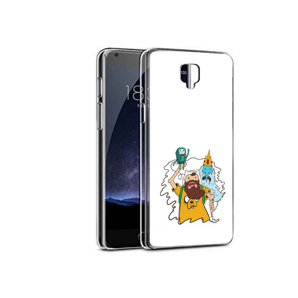 

Чехол MyPads Tocco для OnePlus 3 время приключений старый Финн (PT47261.124.279), Прозрачный, Tocco