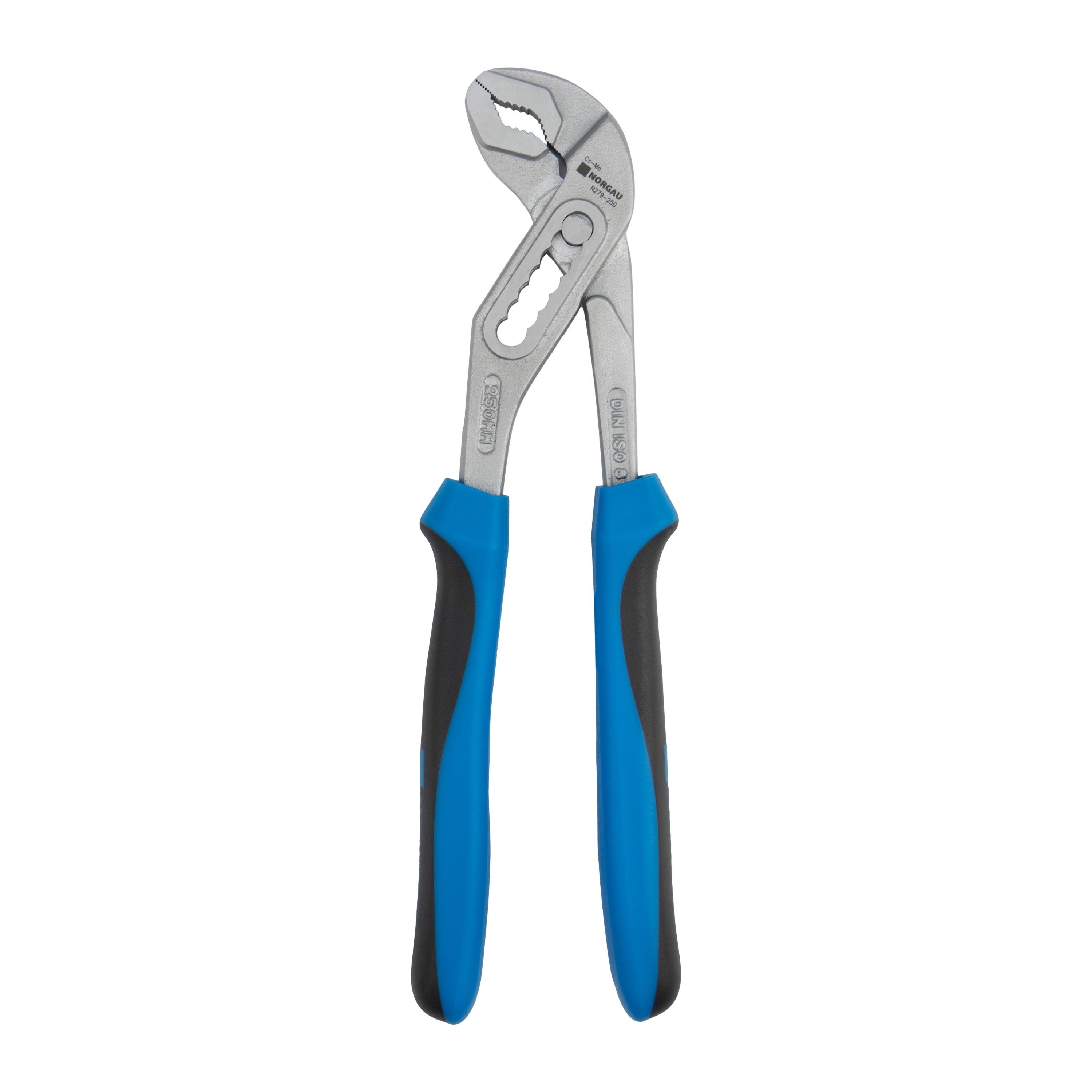 

Переставные клещи NORGAU Industrial из Cr-Mo, с двухкомпонентной рукоятью и захватом 42 мм