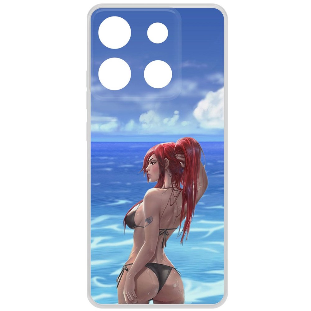 

Чехол-накладка Krutoff Clear Case Купальник женский для INFINIX Smart 7 Plus, Прозрачный