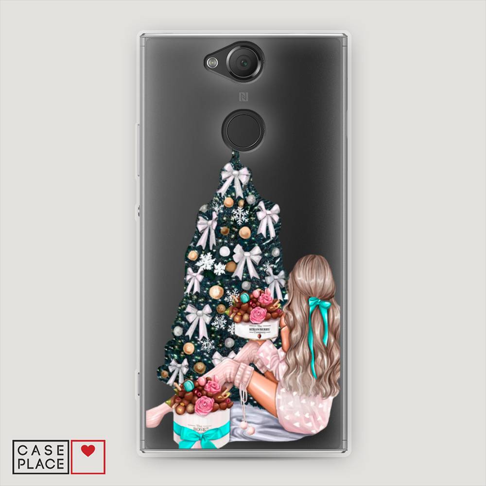 

Чехол на Sony Xperia XA2 "New Year", Зеленый;бежевый;голубой, 53150-5