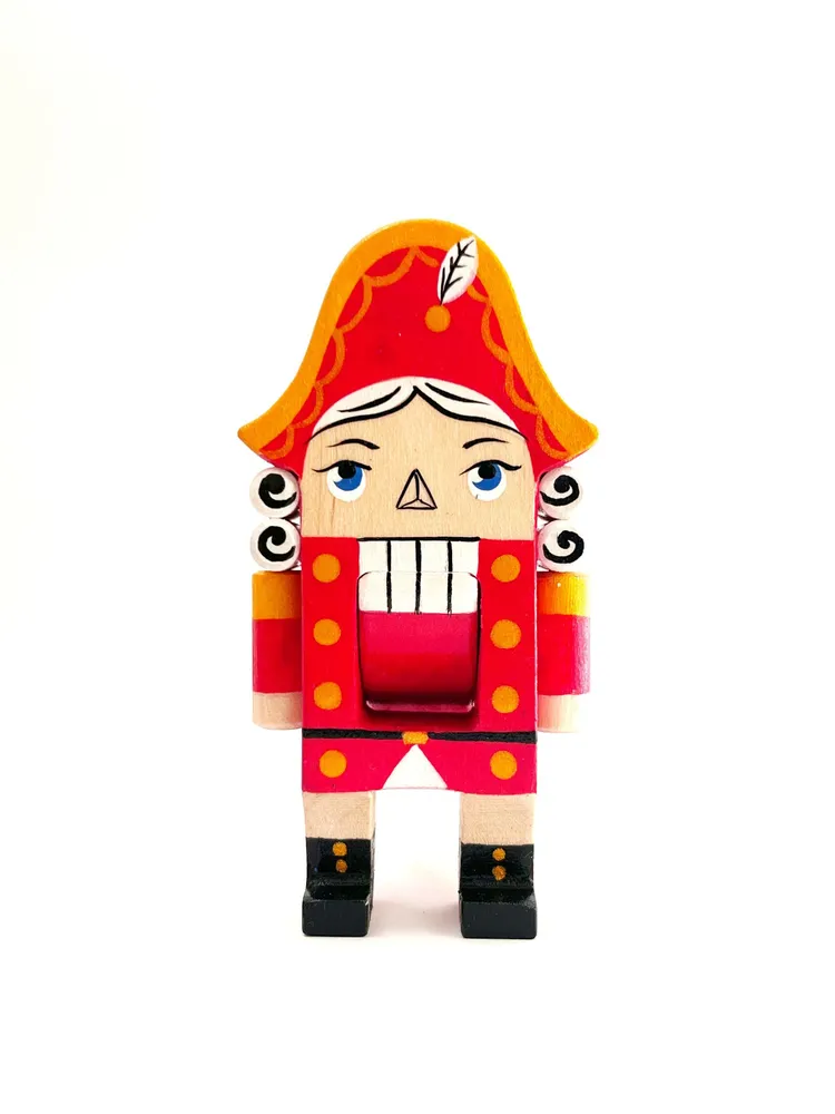 Щелкунчик маленький 8,5см Чудево деревянная игрушка