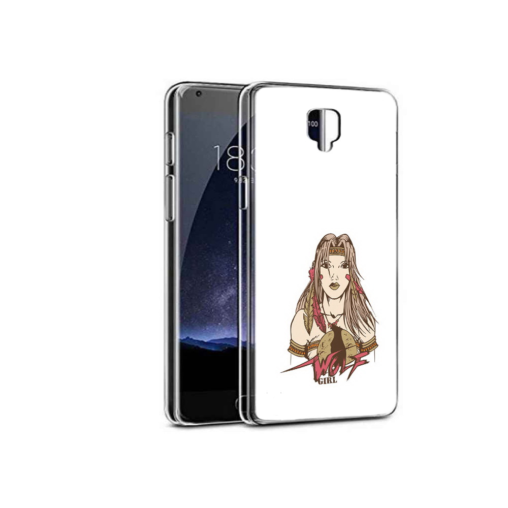 

Чехол MyPads Tocco для OnePlus 3 девушка волк (PT47261.124.306), Прозрачный, Tocco