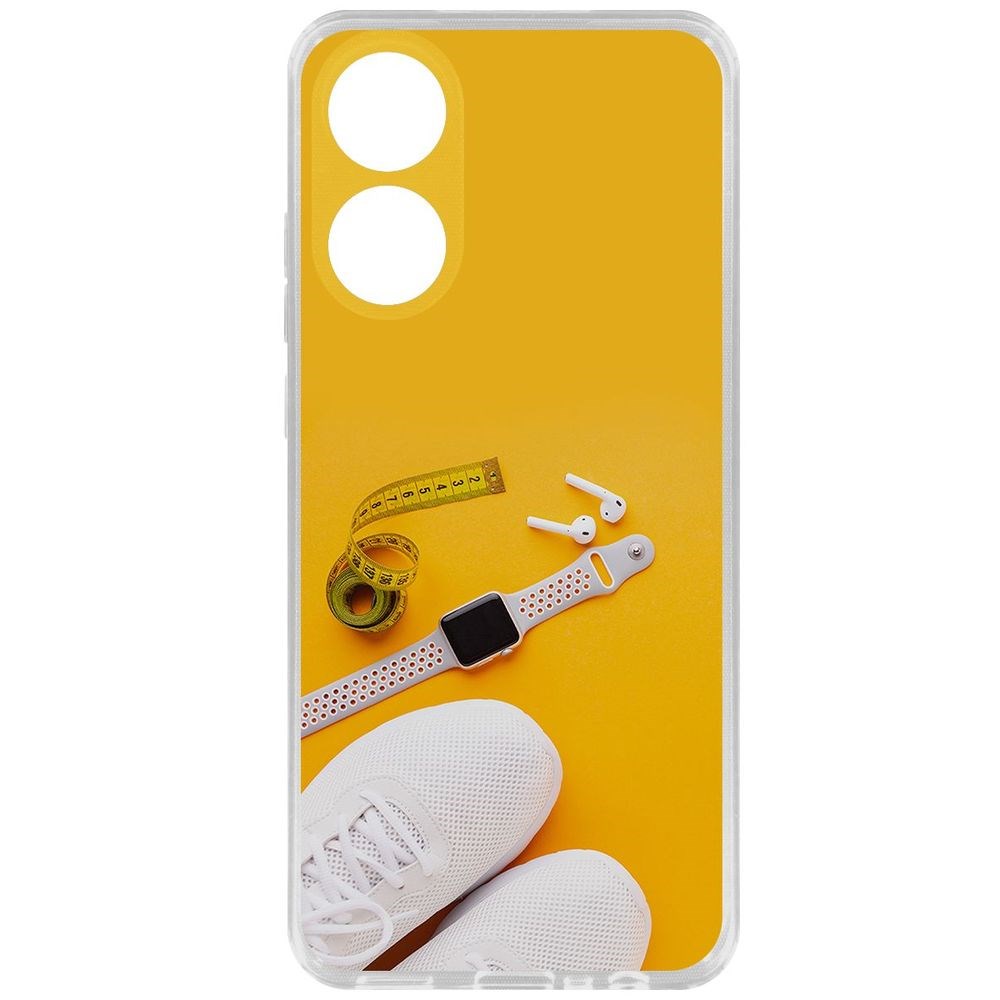 

Чехол-накладка Krutoff Clear Case Кроссовки женские Фитнес для Oppo A78 4G